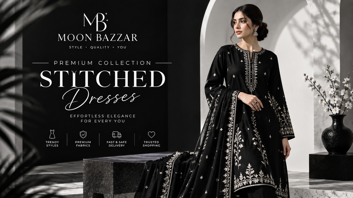 Moon Bazaar stitched dresses