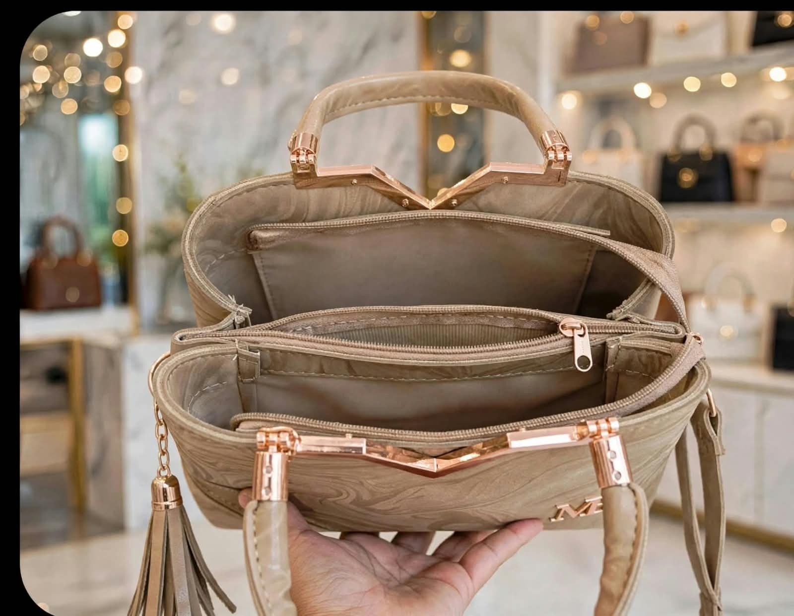 Premium Mint Green Women Handbag | Luxury Shoulder & Hand Carry Bag