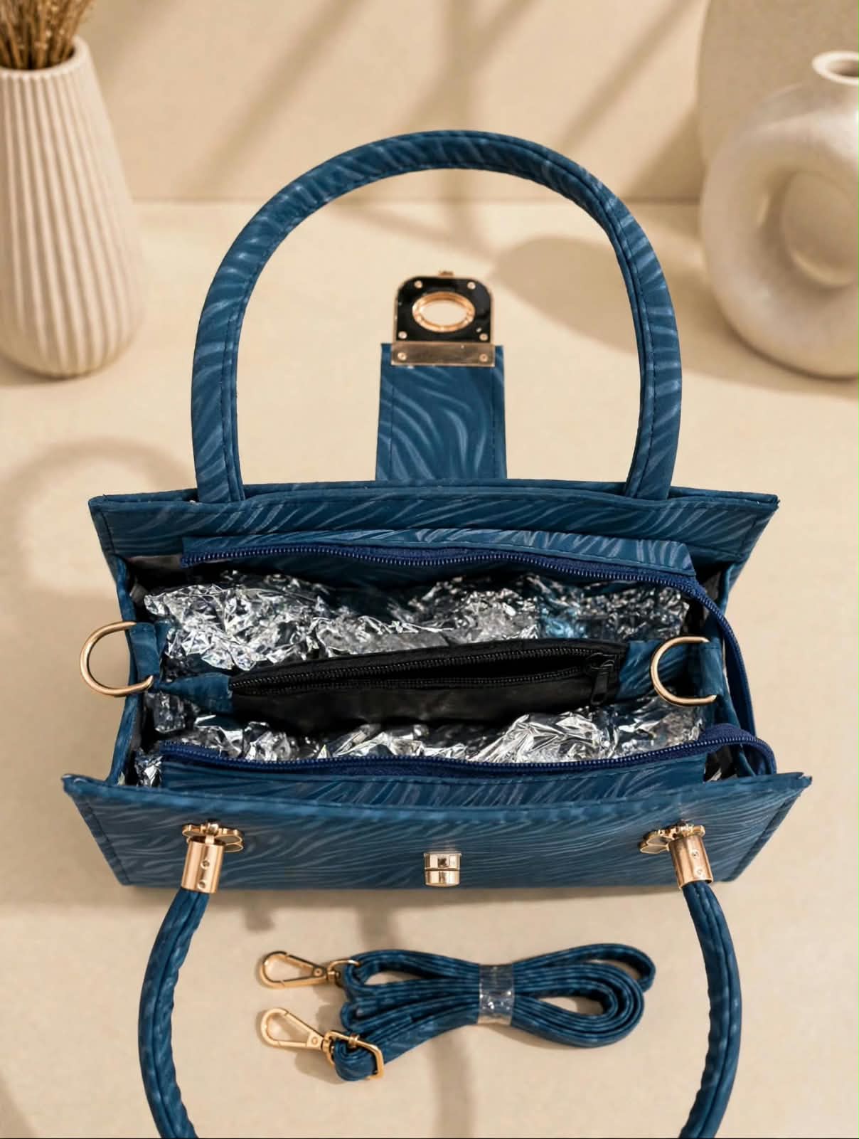 Chic Zebra Texture Handbag – Premium Women’s Fashion Bag